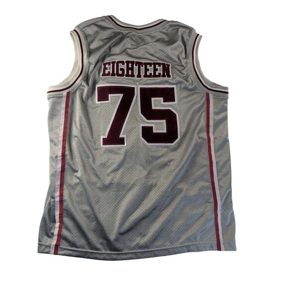 Alabama A&M Tones Of Melanin Stitched Sewn Basketball Jersey Eighteen 75 Men's L - Picture 2 of 2